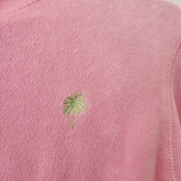 Vtg Lilly Pulitzer Barbie Pink Knit Hoodie Sweater Zip Up Vintage Size XS - Picture 4 of 12